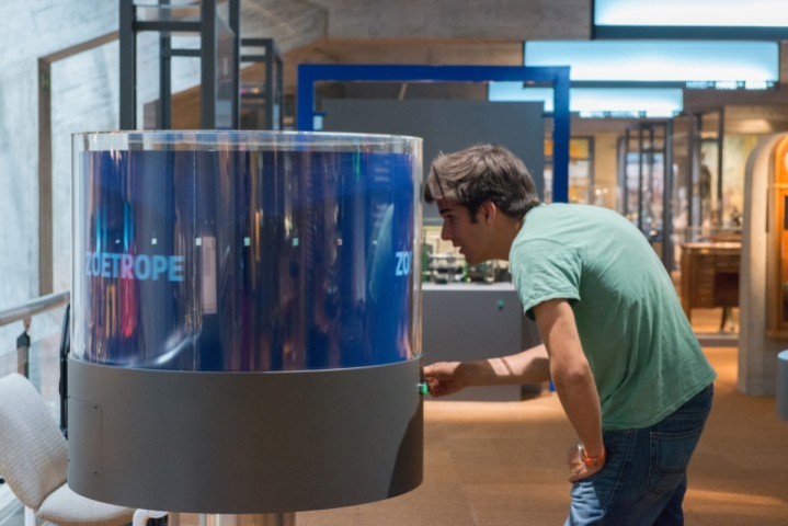 Besucher im Museum | Musée International d'Horlogerie | La Chaux-de-Fonds
